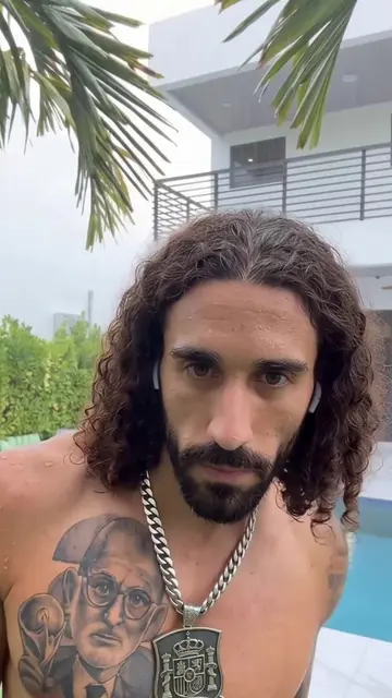 Marc “delafuente” Cucurella | Marlon Video🥶 cucurella new tattoo😂 bro is just 