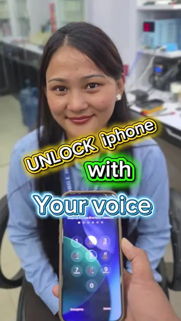 unlock your iphone with your voice #fypシ #a2zmobilehouse #tricks #tips 