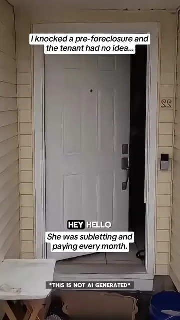 This one caught me off guard. The person who answered the door wasn't the owner.