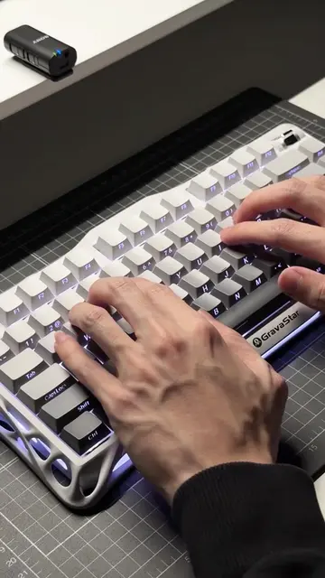 💜👉🏼 SOUND TEST GRAVASTAR MERCURY K1 / KAILH CHERRY PINK LINEAR KEY SWITCHES #