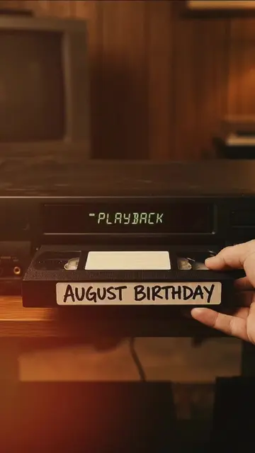 BIRTHDAY AUGUST 2026 TEMPLATE BIRTHDAY - A THOUSAND YEARS (CHRISTINA PERRI)  Jus