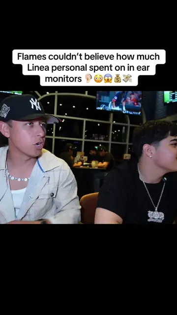 Flames couldn’t believe how much Linea personal spent on in ear monitors 🦻🏻😳�