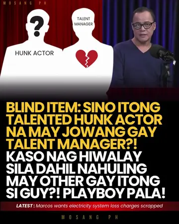 "GATASIN SI MANAGER!" TALENTED HUNK ACTOR, NAHULING MAY IBANG "GAY BENEFACTOR"?!