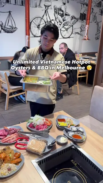 All-you-can-eat Vietnamese BBQ, Oysters and Hotpot in Sunshine 😮‍💨 They have a