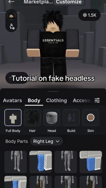 The most realistic bundles #roblox #fakeheadless #cheapheadless #trending #viral