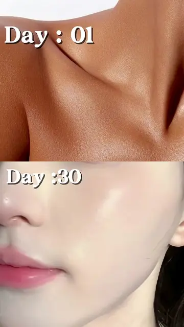 Day:1- Day:30 Fair Skin Challenge  🤫💓🍒#follow #viral #aesthetic #beaesthglowu