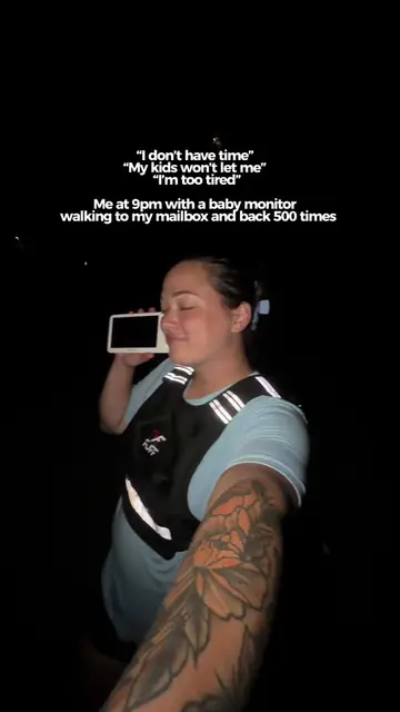 You have so much more time than you think! #morningwalk #nightwalk #momfitness #