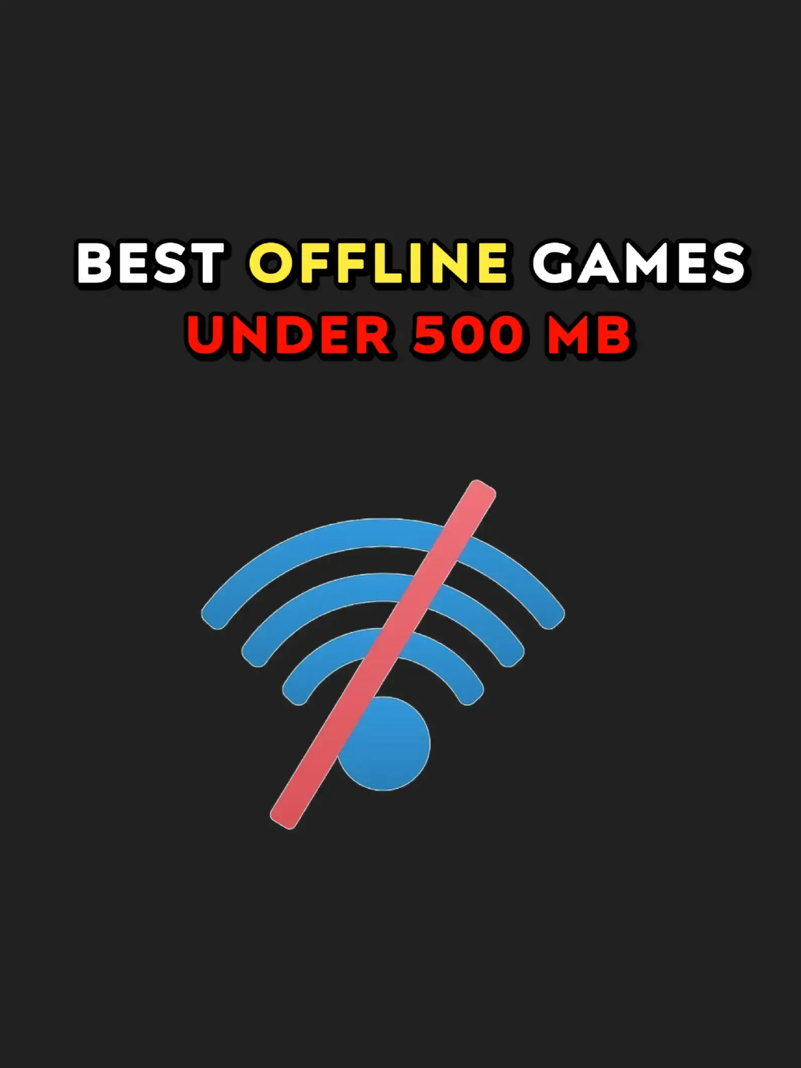 Best Offline Games Under 500MB 🔥