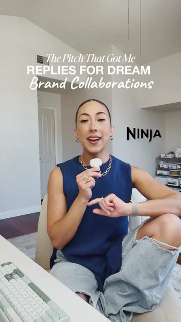 The pitch that got me replies for dream brand collaborations 📧 Follow if you wa