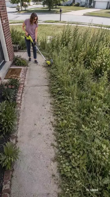 The lightweight body is useful for small patches of overgrowth, so every cleanup