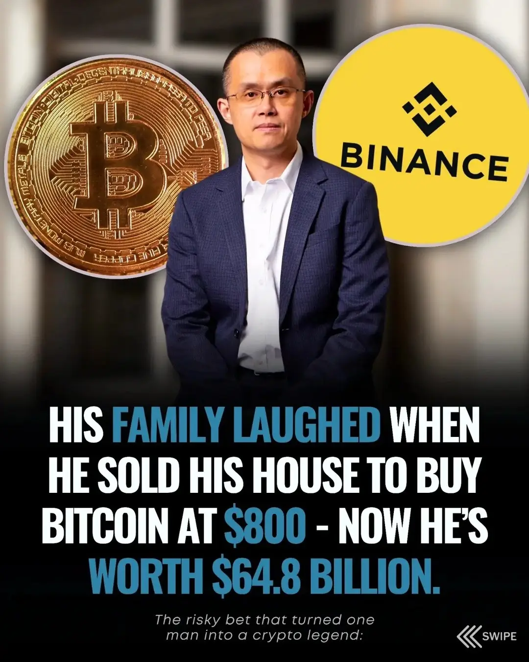 When almost everyone saw a scam, CZ saw the beginning of a new financial system.