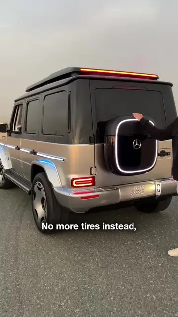 A fully electric G-Wagen 🤯🔥 #gwagen #electric #eqg #mercedes #supercarblondie