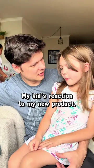 My kid’s reaction to my new product. #health #guthealth #guthealthmatters #kids 