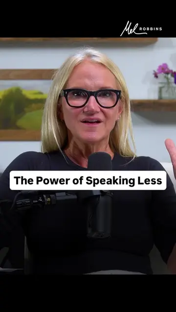 Sometimes you just need to keep quiet 🤫 On this episode of The Mel Robbins Podc