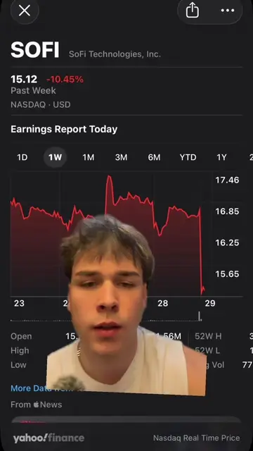 SOFI stock drops 11% after earnings! Time to buy?? #sofi #stock #investing #earn