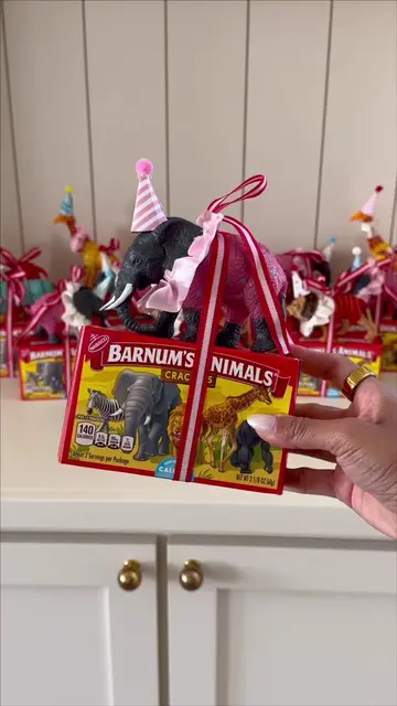 Welcome TWO The Circus Party favors. There’s so many cute ideas for this theme b