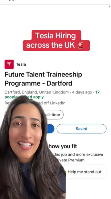 🚨 Tesla’s Future Talent Traineeship is here! This 12-month programme is designe