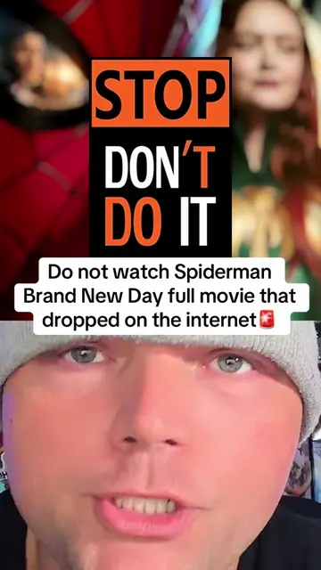 Do not watch Spiderman Brand New Day full movie that dropped on the internet🚨 #