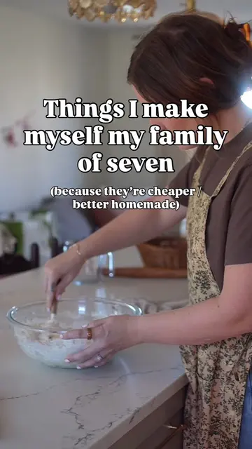 As a mom of five, I used to rely way too much on store bought items. I used to t