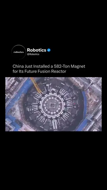 China has completed and tested a 582-ton superconducting magnet for its BEST fus