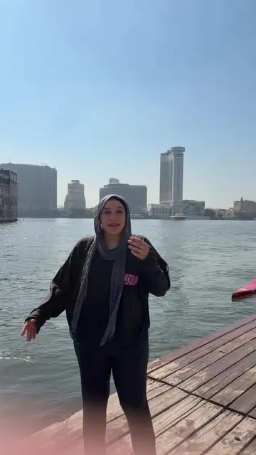 نهر النيل🐟🐟#dokki #river #egypt #foryou 