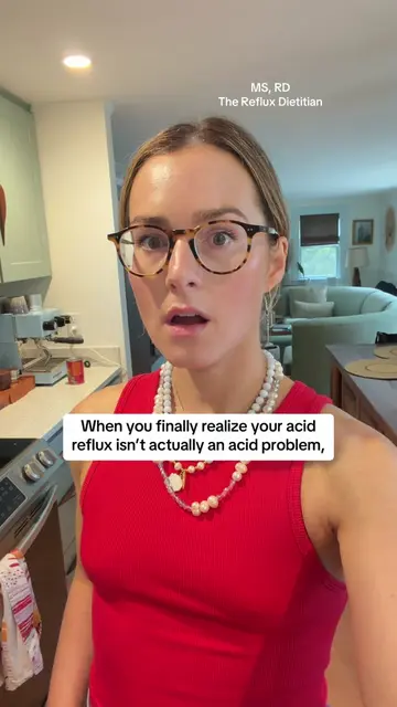 When you finally realize your reflux was never really an acid problem. 🌿 If aci