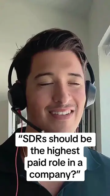 SDRs should be the highest paid role in any company? What do you think? #sales #