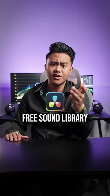 🔊 Free sounds inside DaVinci Resolve Most DaVinci Resolve users have no idea th