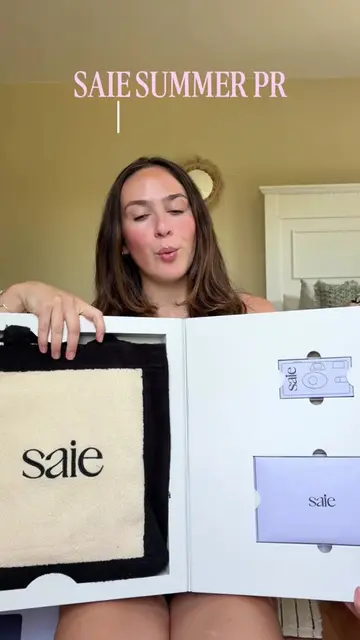 saie summer Pr unboxing featuring their new limited edition glowy supergel🥰🥰🥰
