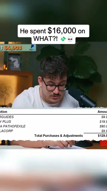 He Spent $16,000 On A Video Game While Drowning In Debt 📉💸 #calebhammer #finan