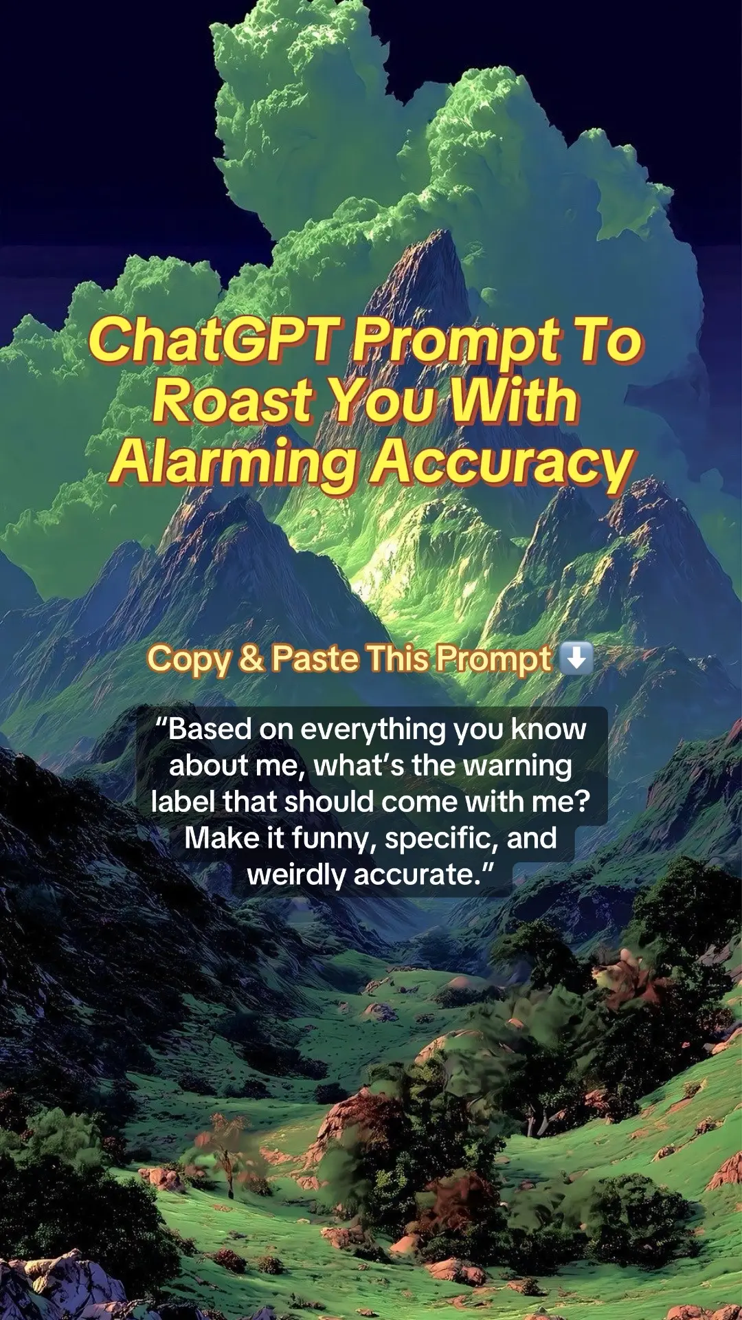 Everyone in the group chat needs to run this and submit their results for review