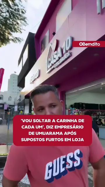 Um vídeo publicado por um empresário de Umuarama ganhou grande repercussão nas r