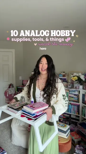 10 analog hobby tools, supplies, & things worth the money!! 🧺🌼📖🧵 I use the m