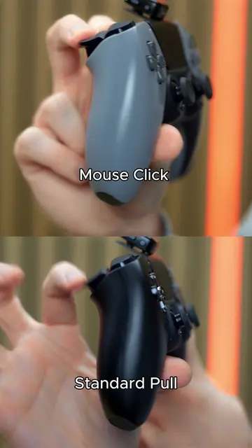 #mouseclick vs standard pull #gaming #procontroller #ps5 #cod #warzone