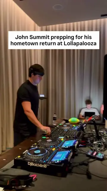 @john summit prepping for @Lollapalooza Chicago  #edm #johnsummit #housemusic #j