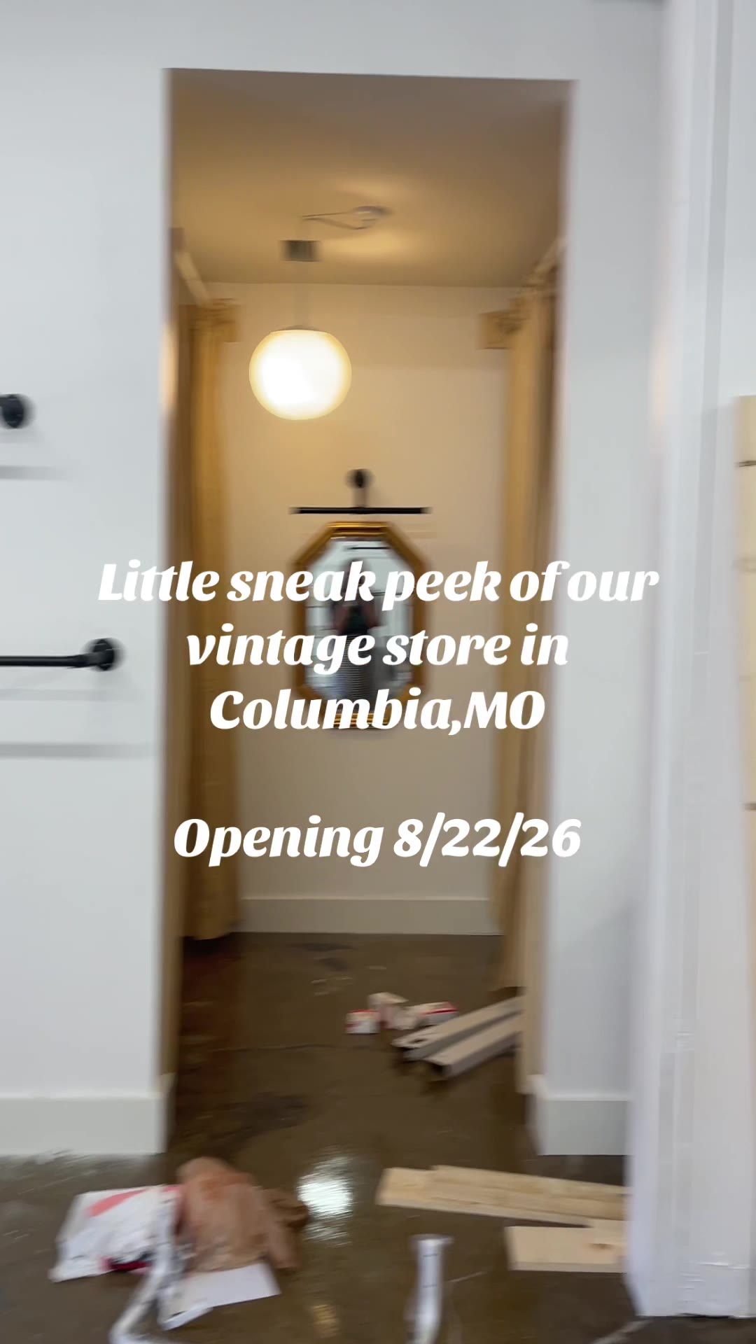Vintage clothing store in progress  Grand opening August 22nd! 906 Alley A Downt