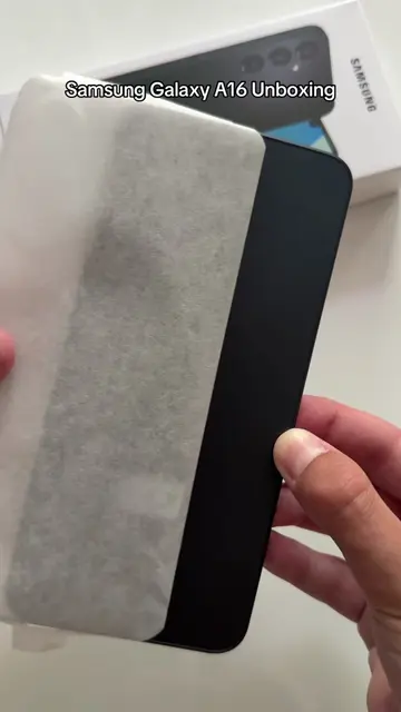 Unboxing a Samsung Galaxy A16 4G 📲 #samsung #samsunggalaxy #techtok #unboxingvi