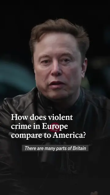 Elon Musk claims there are far more unsafe places in Europe than there are in Am