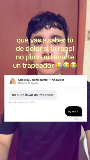 pero si me va a poder traer mi trapeador? #parati #rappi #humor #trapeador #entr