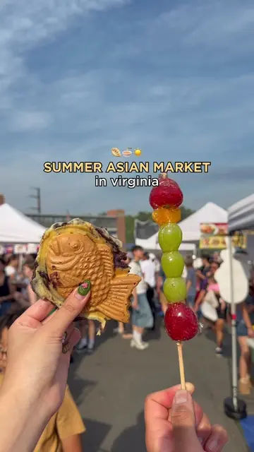 Summer nights 🤝 Asian markets  @dmvnightmarket’s next market is on Saturday, Au