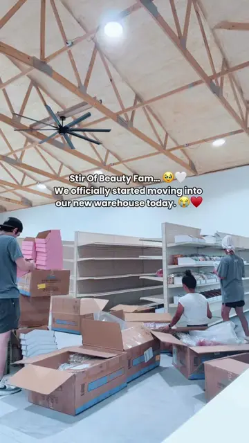 Stir Of Beauty Fam… 🥹♥️ WE STARTED MOVING IN TODAY!!! 😭📦🏡 I can’t believe th