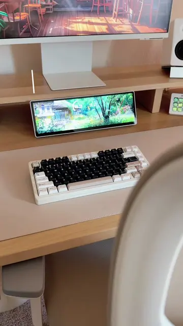 That marbly creamy sound is THE best 🫠✨ #keebtok #creamykeyboards #mechanicalke