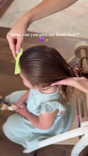 RUMI HAIR 💜✨ My daughter got a Rumi doll and her obsession is back in full swin