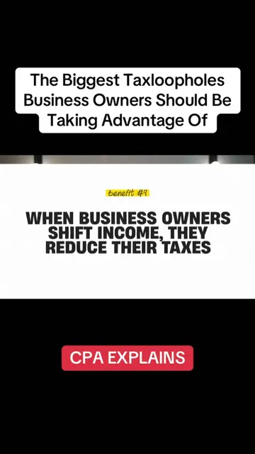The Biggest Tax Loopholes Business Owners Should Be Taking Advantage Of #taxloop