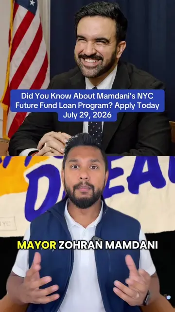 Did you know about Mamdani’s NYC future fund loan program? Apply today #financia