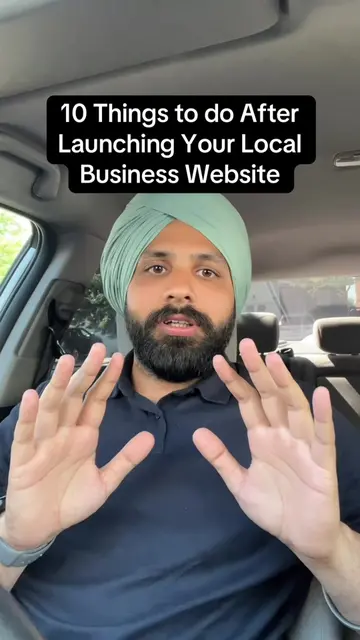 10 Things to do After  Launching Your Local  Business Website