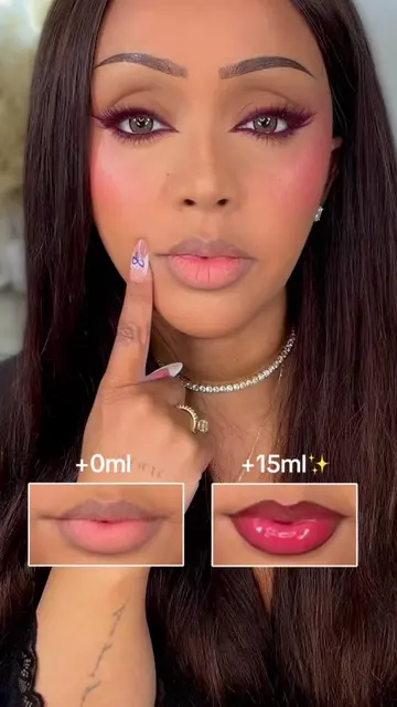 Trying the lip plumping hack 👀 @NOONI  lip oil in appleplum  check out my b i o