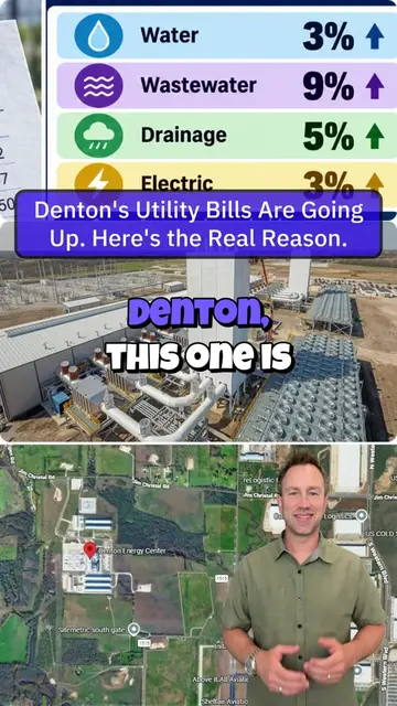 Straight talk, Denton: your utility bill is going up next year. 💡 The city's pr
