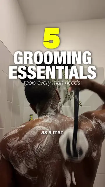 5 basic grooming essentials every man should own 🪒 #selfcaretips #menslifestyle