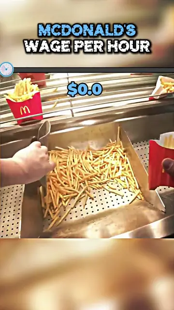 McDonald’s wage per hour! #mcdonalds #wage #viral #finance #money 